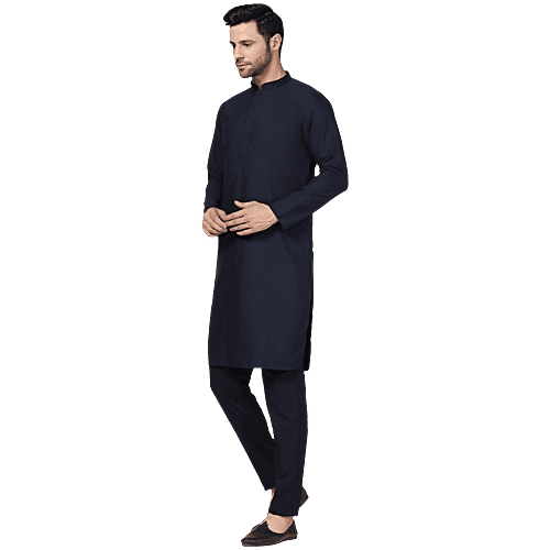 Kisah Blue Regular Fit Kurta, 1 pc (Size - XL)