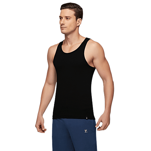 XYXX Black & Green Regular Fit Vest, 2 pcs (Size - L)