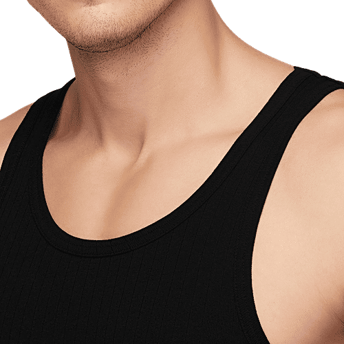 XYXX Black & Green Regular Fit Vest, 2 pcs (Size - XL) 