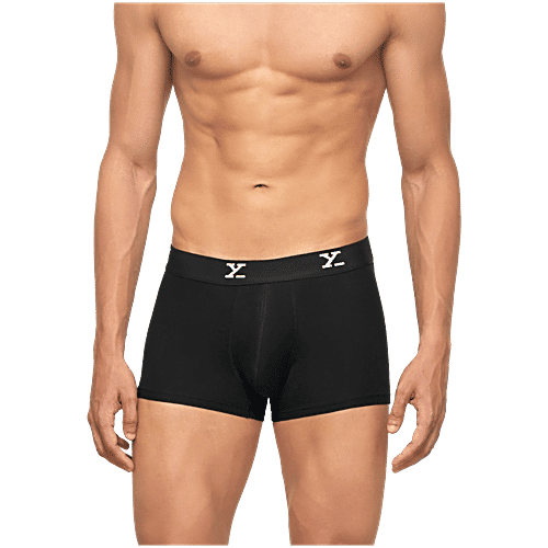 XYXX Black & Deep Sea Textured Trunks, 2 pcs (Size - M)