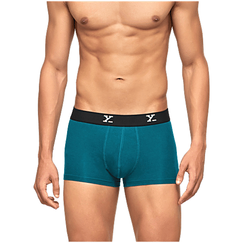 XYXX Black & Deep Sea Textured Trunks, 2 pcs (Size - M)