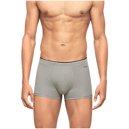 XYXX Grey & Black Mid Rise Trunks, 2 pcs (Size - XL) 