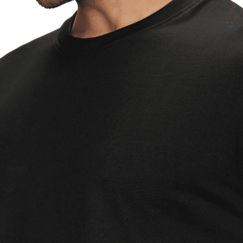 XYXX Pitch Black Cotton Regular Fit T-Shirts, 1 pc (Size - XL) 