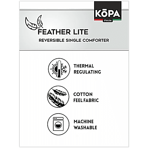 Bianca Silken Fibre Filling & Micro Fabric Reversible Single Comforter - Choco & Peach, 1 pc