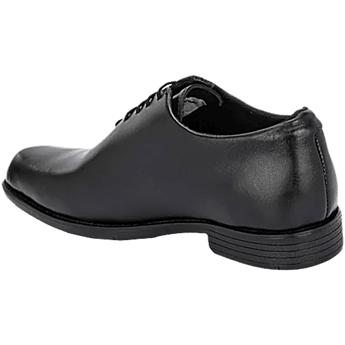 Hoversole Men's Warren Black Oxford Shoes, 1 Pair (EURO-44/UK-10) 