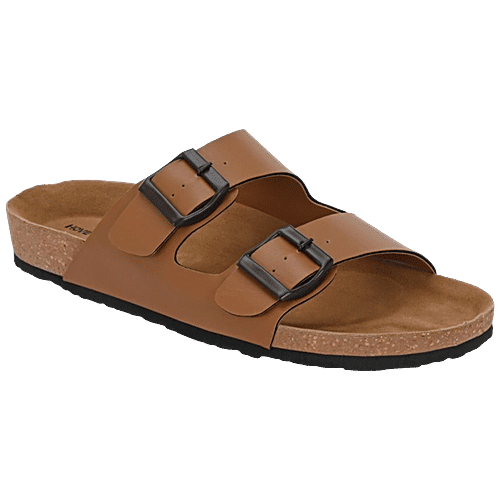 Hoversole Men's Tan Cork Casual Sandals, 1 Pair (EURO-44/UK-10)