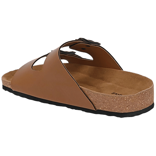 Hoversole Men's Tan Cork Casual Sandals, 1 Pair (EURO-44/UK-10)