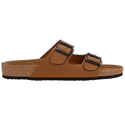 Hoversole Men's Tan Cork Casual Sandals, 1 Pair (EURO-44/UK-10)