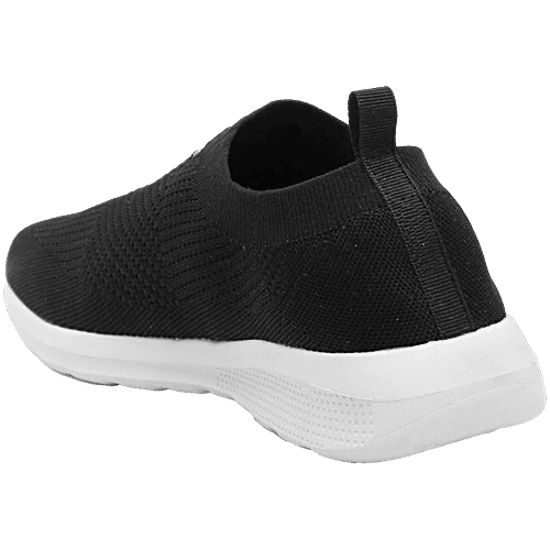 Asian Footwear Men's Black Walking Shoes, 1 Pair (UK/IND-10)