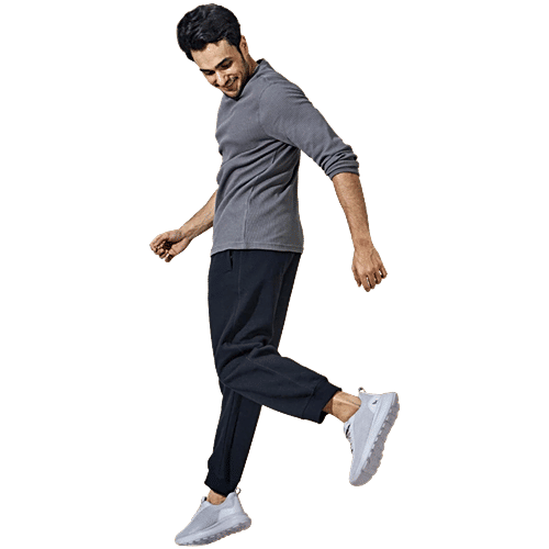 Neeman's Men's Tread Basic Grey Training Shoes, 1 Pair (UK/IND-10) 