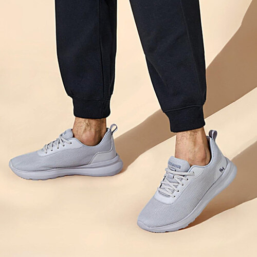 Neeman's Men's Tread Basic Grey Training Shoes, 1 Pair (UK/IND-6) 