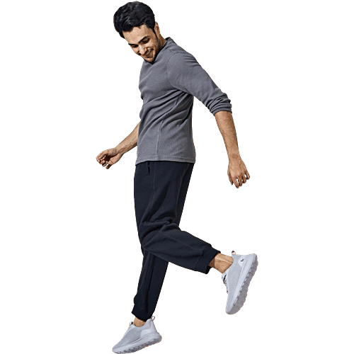 Neeman's Men's Tread Basic Grey Training Shoes, 1 Pair (UK/IND-7) 