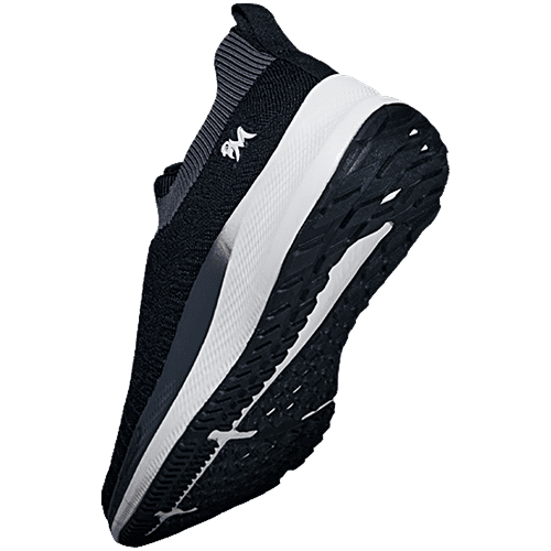 Neeman's Men's Grip Fit Black Walking Shoes, 1 Pair (UK/IND-10) 