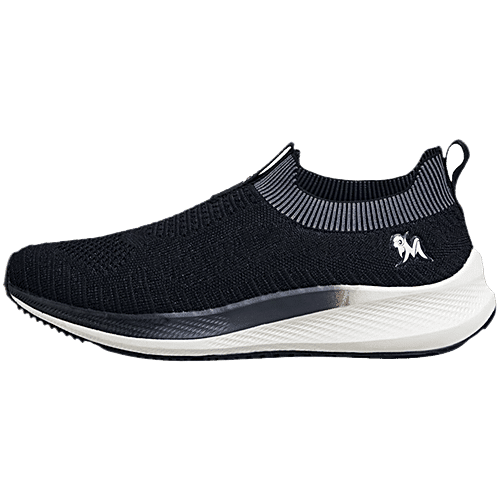 Neeman's Men's Grip Fit Black Walking Shoes, 1 Pair (UK/IND-10) 