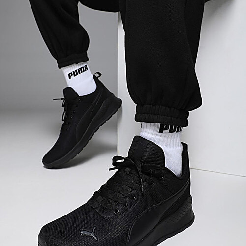 Puma Men's Radcliff Black Casual Sneakers, 1 Pair (UK/IND-8)