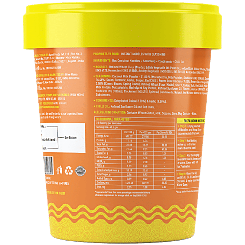 Wow! Noodles Khow Suey Chicken Cup Noodles, 80 g  