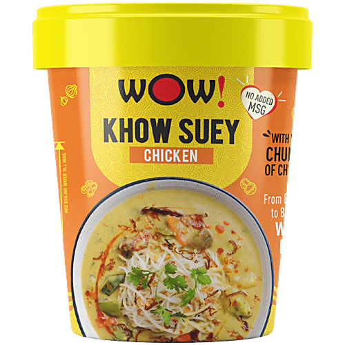 Wow! Noodles Khow Suey Chicken Cup Noodles, 80 g  
