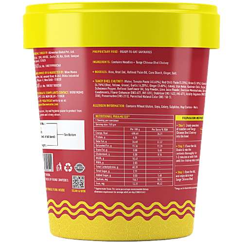 Wow! Noodles Chinese Bhel - Ready To Eat, 140 g  