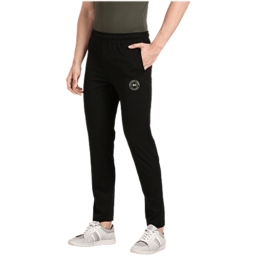 Pepe Jeans Black Comfort Fit Track Pants, 1 pc (Size - S) 