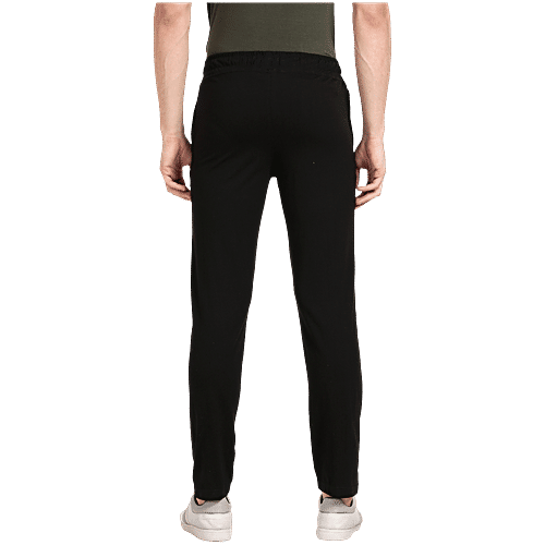 Pepe Jeans Black Comfort Fit Track Pants, 1 pc (Size - XL)