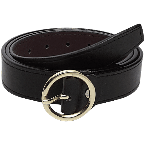 Apsis Black Waist Belt for Women, 1 pc (Size - 76.2 cm) 