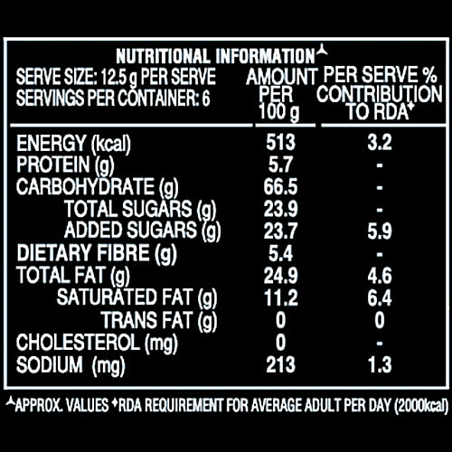 Parle Nutricrunch Premium Digestive - Banana Cinnamon & Oat Cookies, 75 g