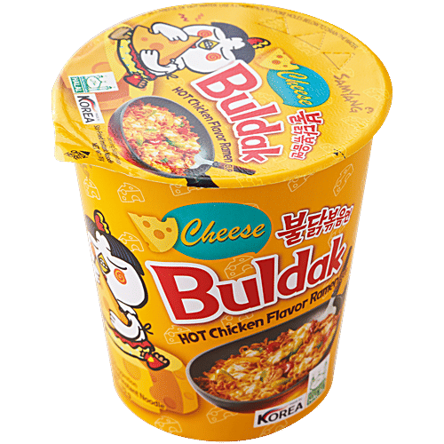 Samyang Cheese Buldak Hot Chicken Flavor Ramen Cup, 70 g  Cup Noodles