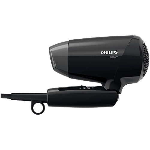 Philips India EssentialCare Hair Dryer With 3 Heat Settings & Cool Air Function (Thermo Protect Technology, Black), 1 Unit