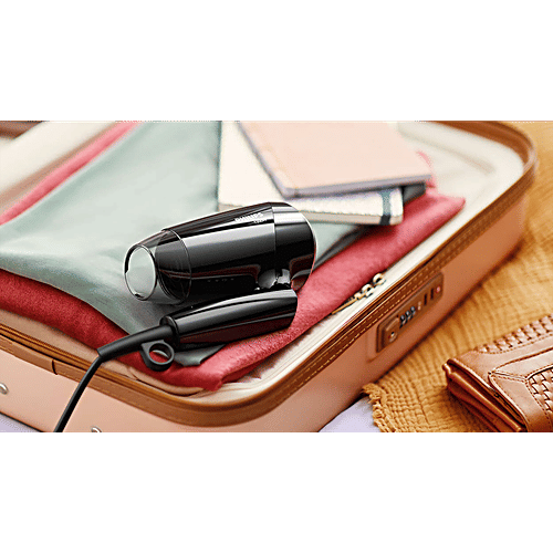 Philips India EssentialCare Hair Dryer With 3 Heat Settings & Cool Air Function (Thermo Protect Technology, Black), 1 Unit