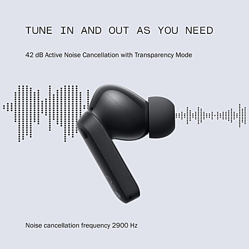 Nothing Nothing CMF TWS Earbuds with Active Noise Cancellation (IP54 Water & Dust Resistant, Ultra Bass Technology, Dark Grey), 1 Unit  