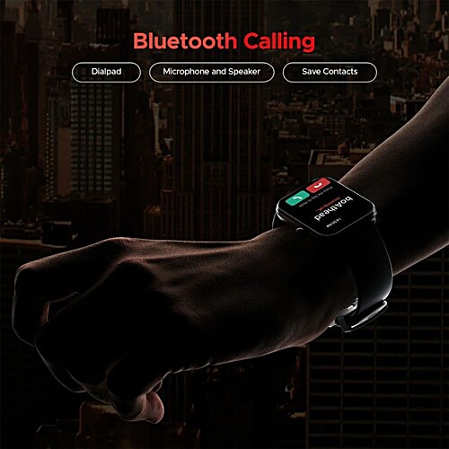 boAt boAt Storm Call 3 Smartwatch with Bluetooth Calling (46.48mm HD Display, IP67 Water Resistant, Active Black Strap), 1 Unit  TBT Navigation, Daily Activity Tracker, DIY Watch Face Studio,700+ Active Modes,