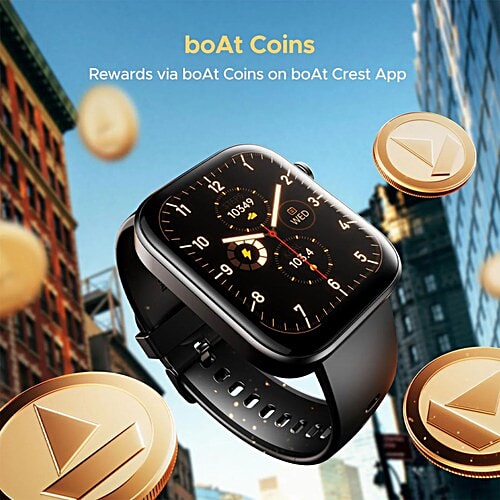 boAt boAt Storm Call 3 Smartwatch with Bluetooth Calling (46.48mm HD Display, IP67 Water Resistant, Active Black Strap), 1 Unit  TBT Navigation, Daily Activity Tracker, DIY Watch Face Studio,700+ Active Modes,