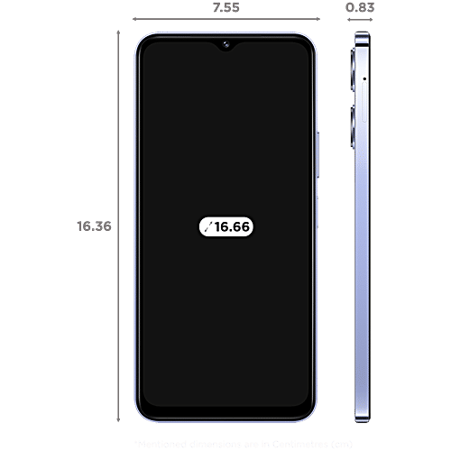 Vivo Y28s 5G (4GB RAM, 128GB, Twinkling Purple), 1 Unit  