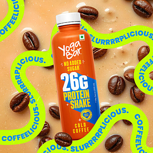 Yoga Bar Cold Coffee 26 g Protein Shake, 250 ml  