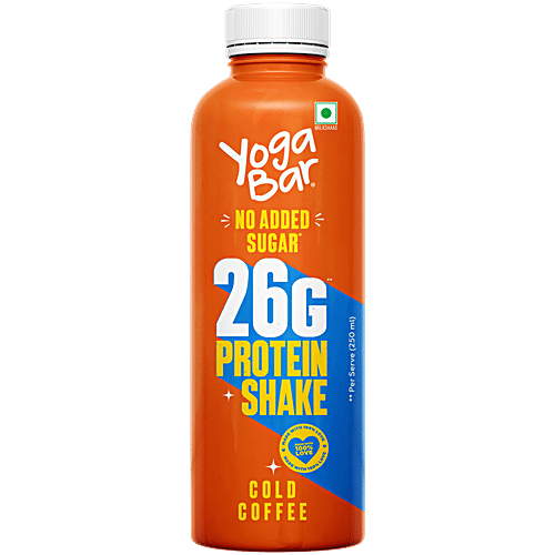 Yoga Bar Cold Coffee 26 g Protein Shake, 250 ml  