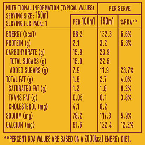 Smoodh Toffee Caramel Flavoured Milk, 150 ml  