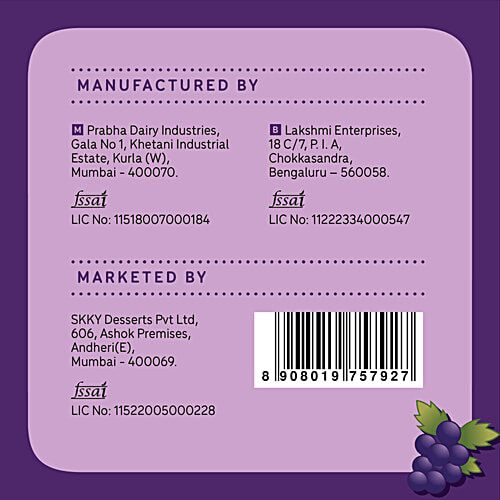 Go Zero Black Currant Guilt Free Duets Ice Cream Bar, 60 ml  No Added Sugar