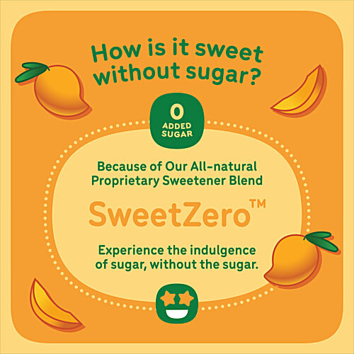 Go Zero Mad Over Mango Guilt Free Ice Cream Tub, 500 ml No Added Sugar