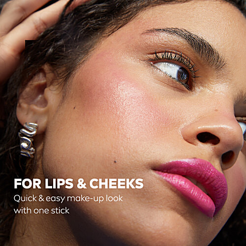 Nivea Caring Beauty Lip & Cheek Balm Tint With SPF 30 - Pink, 4.8 g 3 In 1, Intense Colour, 24-hour Moisture, UV Protection