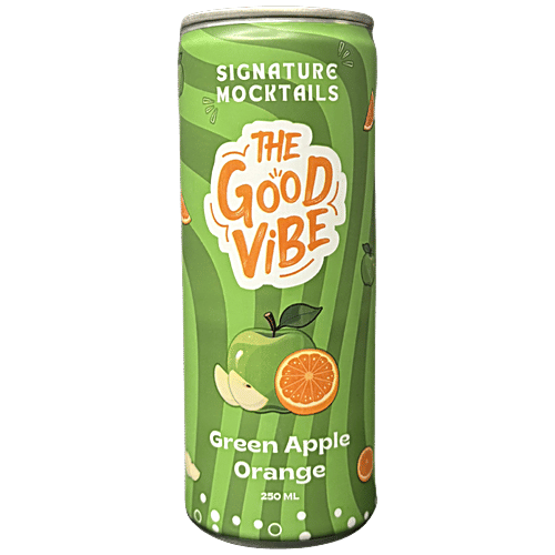 The Good Vibe Green Apple Orange Signature Mocktails, 250 ml