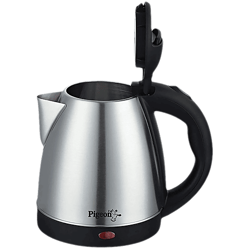 Pigeon Pigeon 1300 Watt 1.5 Litre Electric Kettle with Auto Shut Off (Silver), 1 Unit  