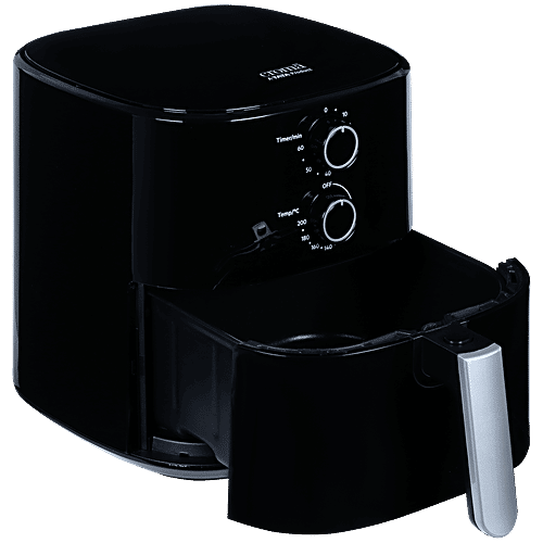 Croma Croma 5L 1500 Watt Air Fryer with 360 Degree Air Circulation (Black), 1 Unit  