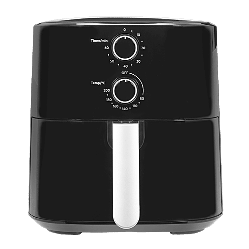 Croma Croma 5L 1500 Watt Air Fryer with 360 Degree Air Circulation (Black), 1 Unit  