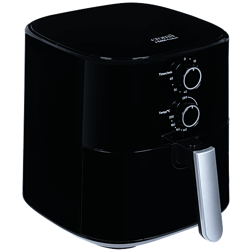 Croma Croma 5L 1500 Watt Air Fryer with 360 Degree Air Circulation (Black), 1 Unit  