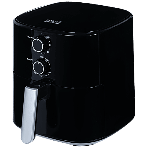 Croma Croma 5L 1500 Watt Air Fryer with 360 Degree Air Circulation (Black), 1 Unit  