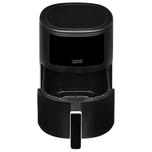 Croma Croma 3.5L 1500 Watt Digital Air Fryer with Rapid Heat Circulation Technology (Black), 1 Unit  