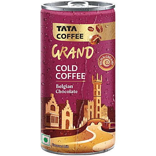 Tata Coffee Grand Belgian Chocolate Cold Coffee, 180 ml  Rich & Creamy, Ready To Drink