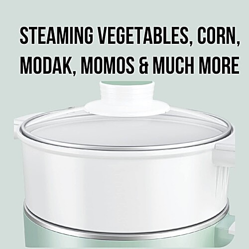 Havells India HAVELLS Capture 650 Watt 1.2 Litre Multi Cook Electric Kettle with Auto Shut Off (Light Green), 1 Unit  