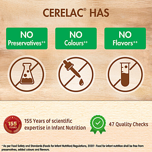 Nestle Cerelac Wheat Apple Cherry Baby Cereal With Milk For 8 to 24 Months, 350 g  No Refined Sugar, With Omega 3,Iron, Protein, Calcium,Vitamin D, Source of 15 Nutrients