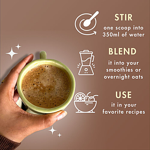 Cosmix No Nonsense Plant Protein Supplement - Chikmagalur Mocha, 500 g  